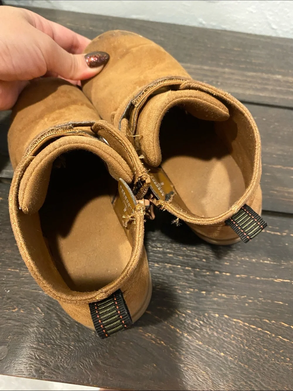 Boys Brown/Tan Suede Ankle Boots